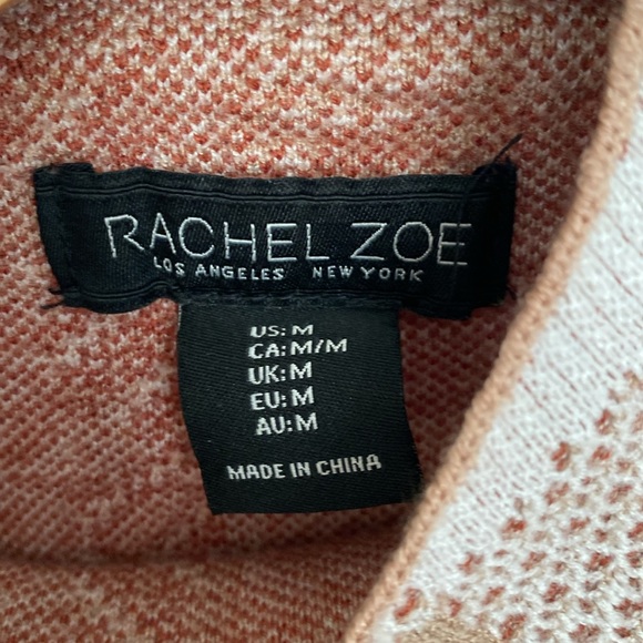 Woman’s Rachel Zoe Fall Plaid Sweater Size Medium EUC - Picture 2 of 3